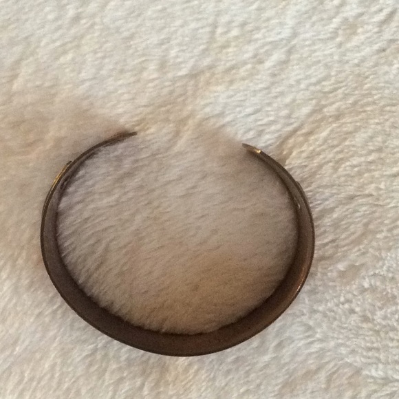 Vintage Solid Copper and Brass Cuff Bracelet - Picture 5 of 5